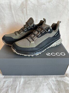 NIB! ECCO Men's Ultra Terrain Waterproof Sneaker Hiking Shoes SZ6-6.5/EU40 Green